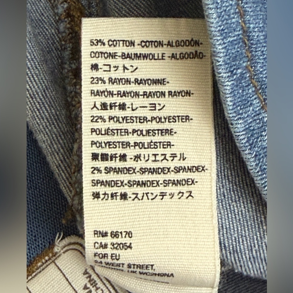 Free People Women’s Pull-On Flare Jeans Boho Y2K Wide Leg Bell Bottom Sz 25 - Picture 9 of 9